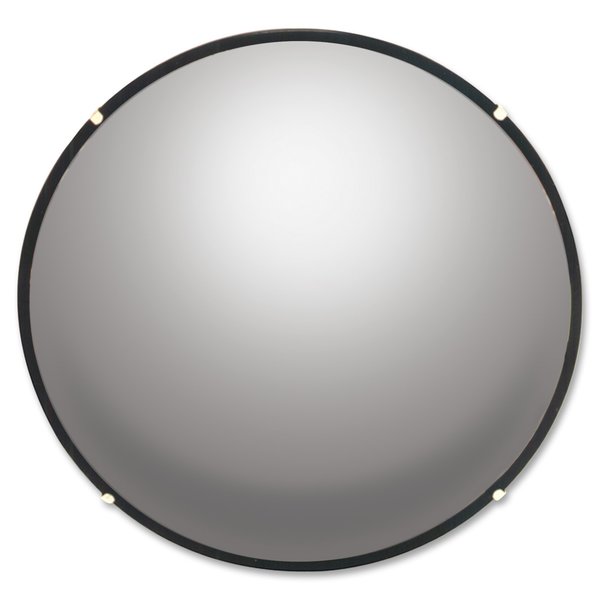 See All Round Glass Convex Mirror, 12", Adjustable Brackets SEEN12